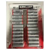 Kirkland 48 ct batteries AA