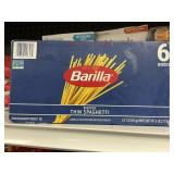 Barilla 6 boxes thin spaghetti
