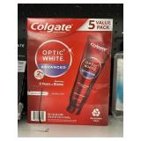 Colgate optic white 5 pack