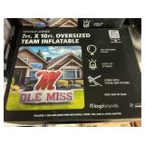 7ftx10ft Oversized team inflatable Ole Miss