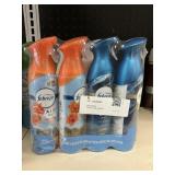Febreze air mist 4 cans