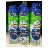 Scubbing Bubbles shower foamer 3 cans