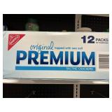 Premium saltine crackers 12 packs