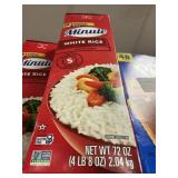 Minute white rice 72oz