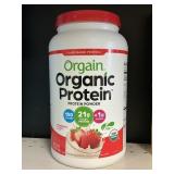 Orgain organic protein strawberry 43.8oz