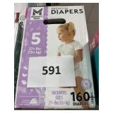 Premium diapers 160 diapers size 5
