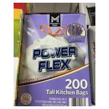 Power Flex 200 tall kitchen bags
