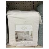 Lenox flannel sheet set King 6pc