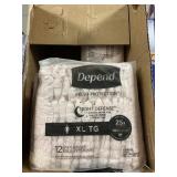 Depend woemsn underwear XL 4-12 ct