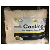 Serta cooling gel memory foam pillows SQ 2 ct