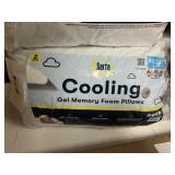 Serta cooling gel memory foam pillows SQ 2 ct