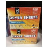 Dryer sheets 480ct