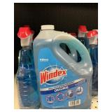Windex 1 gal + spary bottles