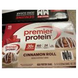 Premier Protein cinnamon roll   15 pack