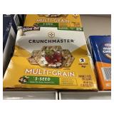 Crunch masters multi grain crackers 2 bags