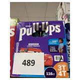 Huggies pull ups 3T-4T 116 ct