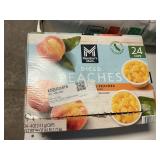 Diced peaches 24 cups