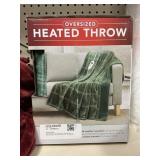 Oversized heated throw