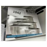 Viking 10pc SS mixing bowl set