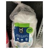 Snack paper bowls 200 ct