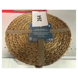 Handwoven natural placemats 4 ct