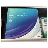 Precision 1 oneday contact lenses 90 day pwr -1.75