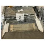 6 ct clear front gray back bags L