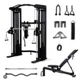 Centr home gym/bench/dumbbells/stand