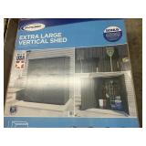 Suncast XL vertical shed