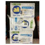 All free clear 3-250 sheets