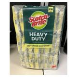 Scotch Brite scrub sponges 24 pack