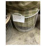Pillofort metal wire floor bin17in Hx18in D