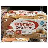 Premier Protein cafe latte  15 pack