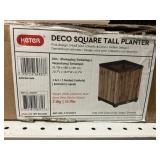 Keter deco square tall planter