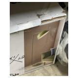 Room Essentials green MCM floor lamp