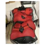 Knee & elbow pads set- red