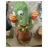 Singing & dancing cactus -repeats what you say