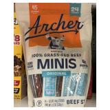 Archer minis 24 sticks beef