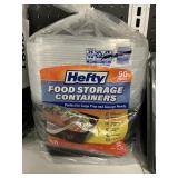 Hefty food stoarge containers 50pcs