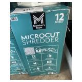 Microcut shredder