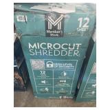 Microcut shredder