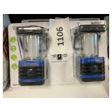 Westinghouse 2pcs dual power rechargeable lantern
