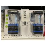 Westinghouse 2pcs dual power rechargeable lantern