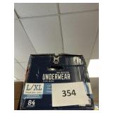 Mens underwear L/XL 84 ct