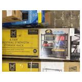 4-Tier Industrial storage rack- granite