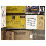 4-Tier Industrial storage rack- granite