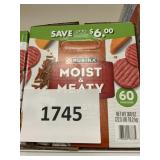 Purina moist & meaty burger 60 pouches