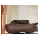 Tan pet bed