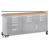 Seville 11-Drawer rolling workbench -red 3 boxes