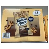 Famous Amos chcoolate chip cookies 42 ct